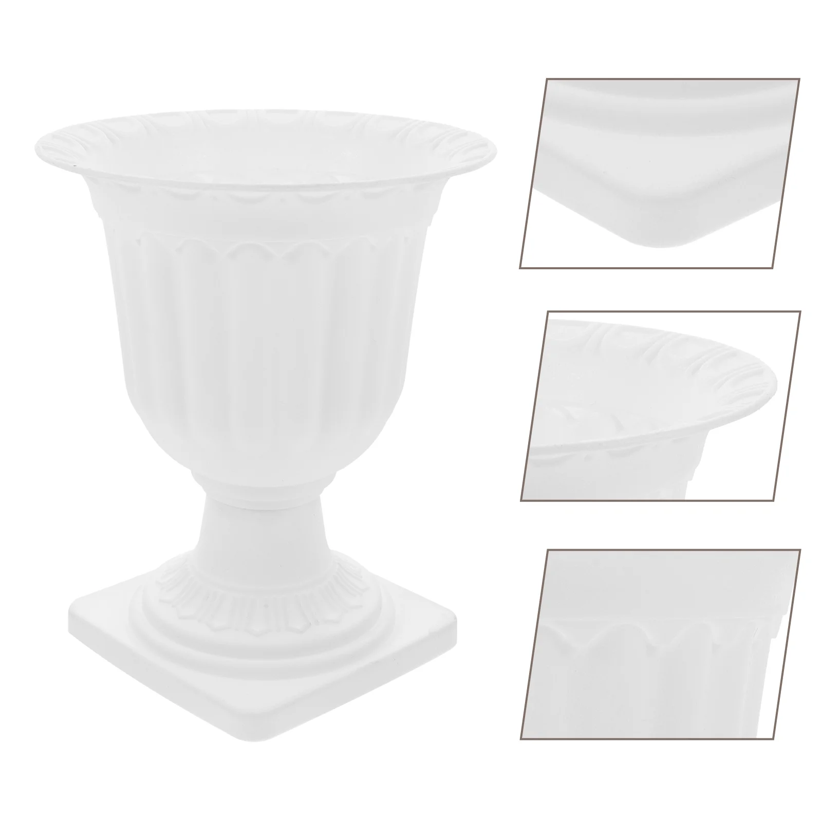 Home Decor Flowerpot Vintage Delicate Plastic Wedding Flowerpots Trophy Decorative Holder Creative White
Home Decor Flowerpot Vintage Delicate Plastic Wedding Flowerpots Trophy Decorative Holder Creative White