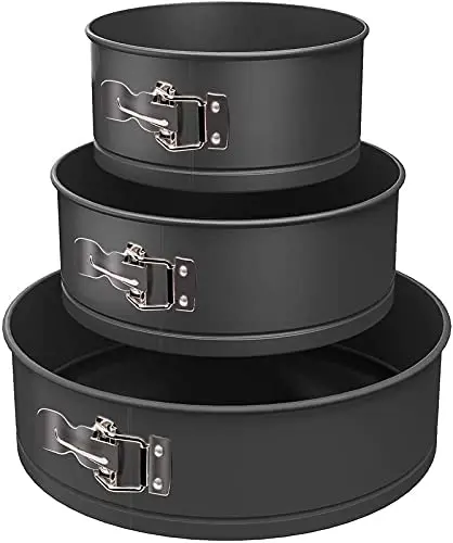 springform pan set of 3 pieces 6 8 9 inches nonstick cake pan bakeware set cake mold with removable bottom
springform pan set of 3 pieces 6 8 9 inches nonstick cake pan bakeware set cake mold with removable bottom