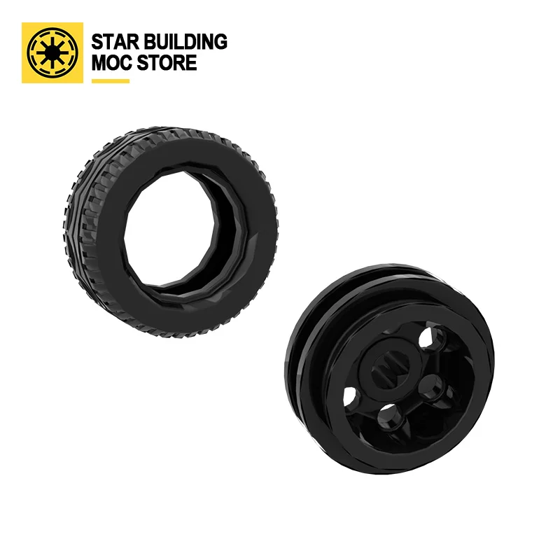 MOC Parts Accessories 6578 tire wheel leather 30.4x14mm for 2994 with hole hub 30.4x14 composition of children's toys
MOC Parts Accessories 6578 tire wheel leather 30.4x14mm for 2994 with hole hub 30.4x14 composition of children's toys