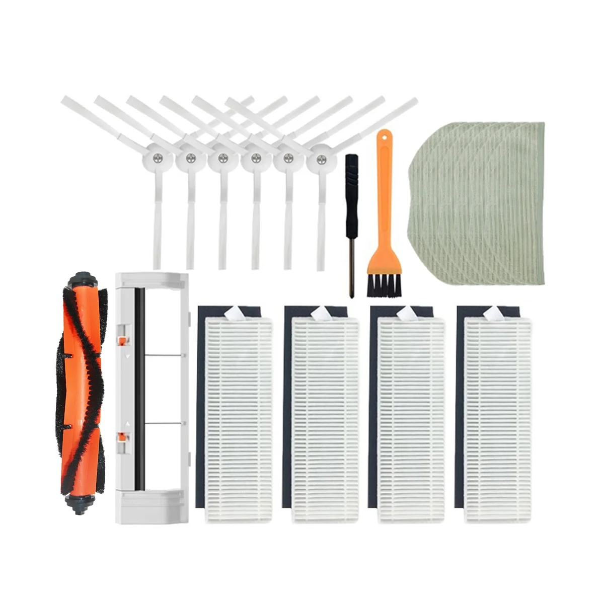 For G1 MJSTG1 Mi Robot Vacuum-Mop Essential SKV4136GL Water Tank Dust Box Main Brush Hepa Filter Mop Cloths
For G1 MJSTG1 Mi Robot Vacuum-Mop Essential SKV4136GL Water Tank Dust Box Main Brush Hepa Filter Mop Cloths