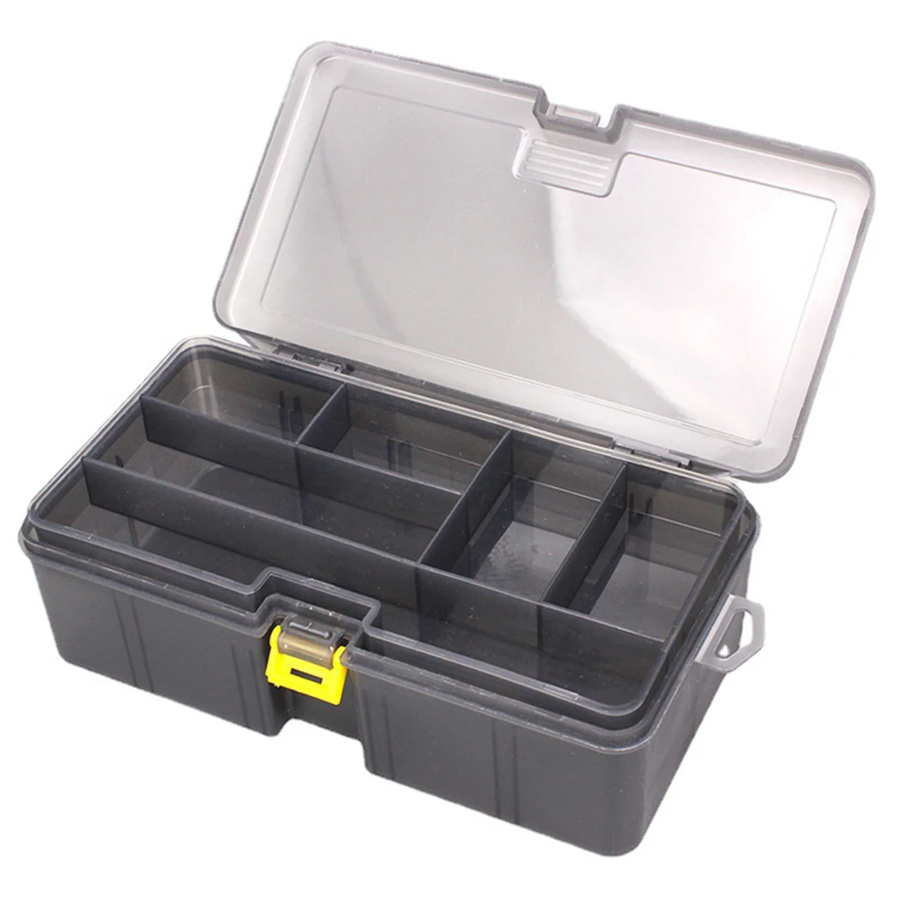 Double Layer Lure Tackle Box Fishing Accessories Adjustable Fake Bait Hook Box Tool Storage Boxes Fishings Gear Larger Capacity
Double Layer Lure Tackle Box Fishing Accessories Adjustable Fake Bait Hook Box Tool Storage Boxes Fishings Gear Larger Capacity