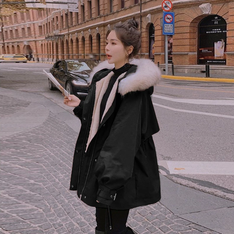 Women Loose Jacket Coats Female Long Parkas Cotton Hooded Overcoat Ladies Thick Warm Jackets Windproof Casual Outerwear G311
Women Loose Jacket Coats Female Long Parkas Cotton Hooded Overcoat Ladies Thick Warm Jackets Windproof Casual Outerwear G311