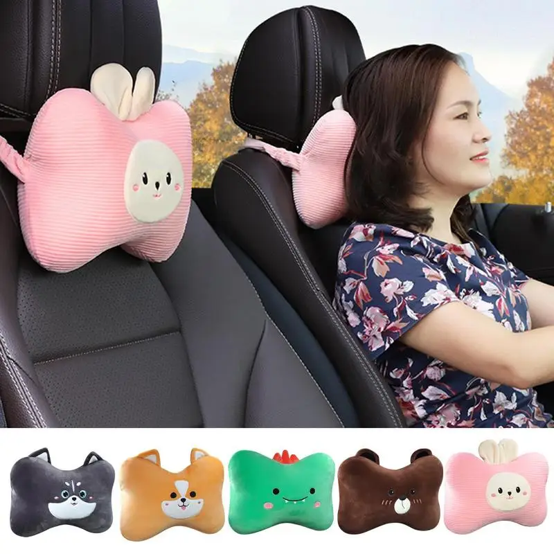 Car Pillow Neck Support Cartoon Headrest Zipper Design Short Plush Fabric Cute Butterfly Arc Design Car Interior Accessories
Car Pillow Neck Support Cartoon Headrest Zipper Design Short Plush Fabric Cute Butterfly Arc Design Car Interior Accessories