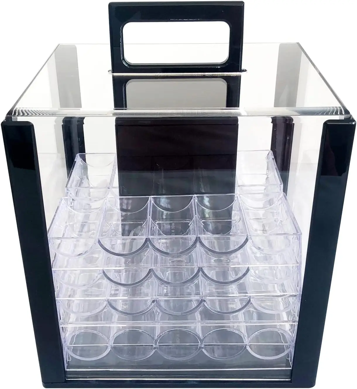 Yuanhe Acrylic Chip Case Chip Carrier(1000 Chips Capacity)-With 10 Chip Racks/Chip Trays
Yuanhe Acrylic Chip Case Chip Carrier(1000 Chips Capacity)-With 10 Chip Racks/Chip Trays