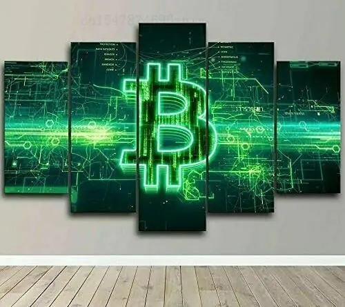 5 шт. Биткоин криптовалюск холст печать настенные картины HD Печать комната декор плакат без рамки
5 шт. Биткоин криптовалюск холст печать настенные картины HD Печать комната декор плакат без рамки