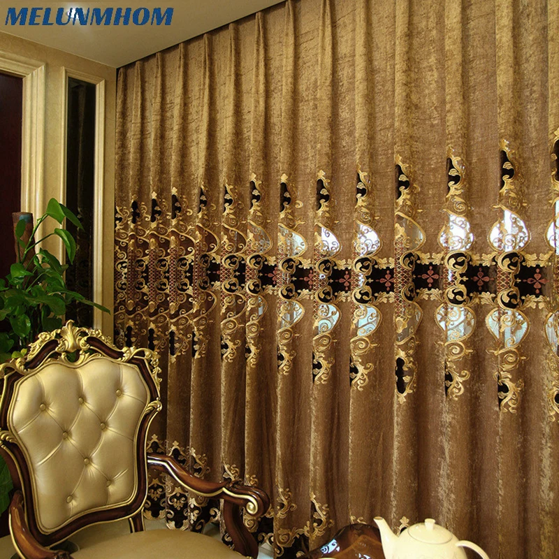 European Noble Luxury Room Curtains for Living Room Embroidered Voile Curtains for Bedroom Window Curtain Valance Velve Pelmets
European Noble Luxury Room Curtains for Living Room Embroidered Voile Curtains for Bedroom Window Curtain Valance Velve Pelmets