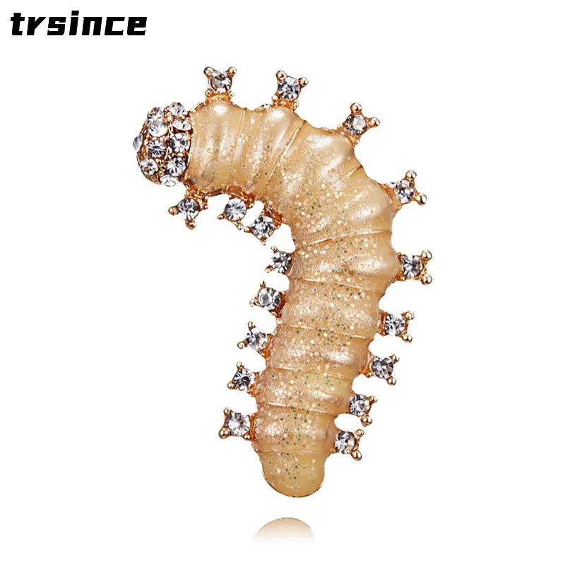 2022 new fashion caterpillar rhinestone painting oil brooch creative wild animal insect Enamel Brooch
2022 new fashion caterpillar rhinestone painting oil brooch creative wild animal insect Enamel Brooch