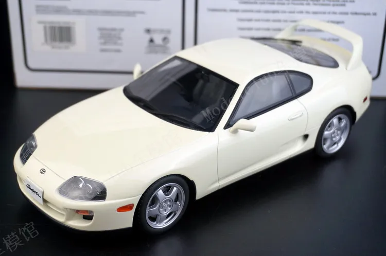 Toyota Supra A80 2JZ 1994 JDM Отто 1:18 без принта, ограниченная серия, металлическая статическая модель автомобиля из смолы, игрушка в подарок
Toyota Supra A80 2JZ 1994 JDM Отто 1:18 без принта, ограниченная серия, металлическая статическая модель автомобиля из смолы, игрушка в подарок
