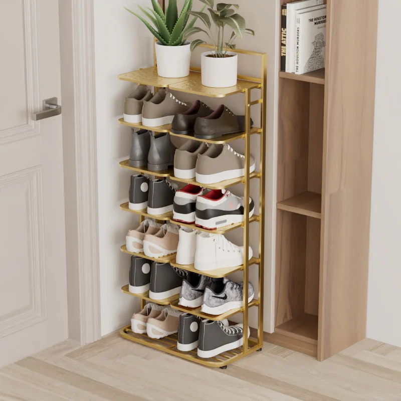 Multifunctional Shoe Cabinet Economical Home Dormitory Multi-Layer Narrow Shoe Rack Door Simple Metal Storage Rack
Multifunctional Shoe Cabinet Economical Home Dormitory Multi-Layer Narrow Shoe Rack Door Simple Metal Storage Rack
