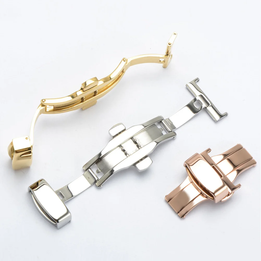 Buckle Non Automatic Elastic Belt Double Press Clasp Stainless Steel Watch Accessories
Buckle Non Automatic Elastic Belt Double Press Clasp Stainless Steel Watch Accessories
