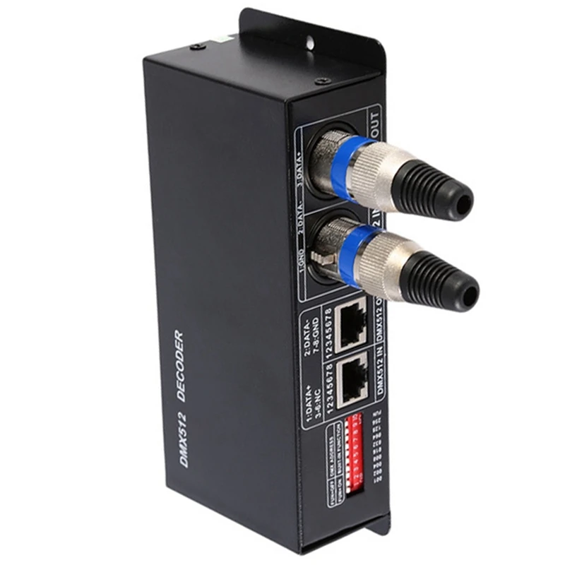 

4x3CH DC12-24V RGBW DMX 512 декодер светодиодный контроллер RGB LED DMX512 декодер, DMX512-3CH