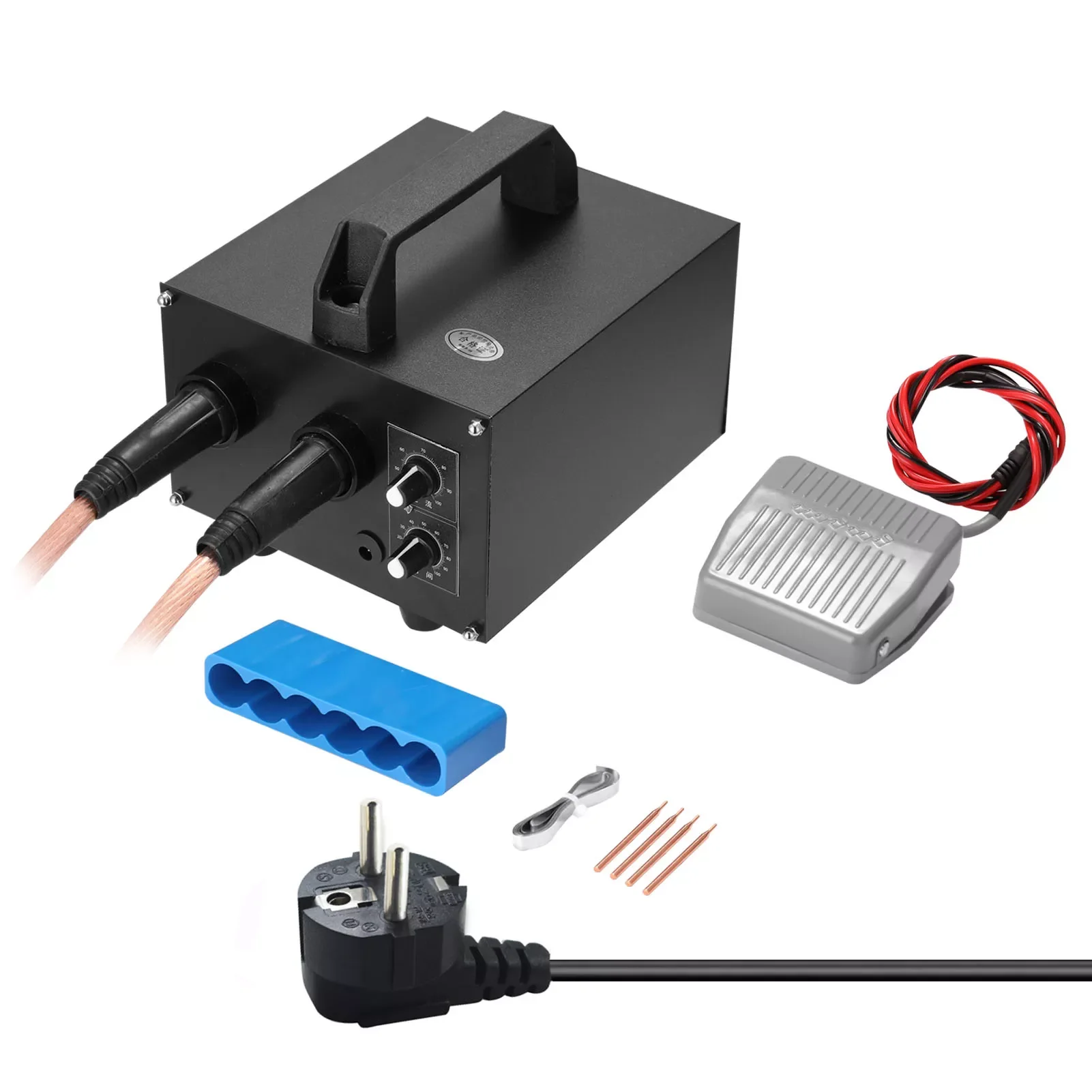 CX4500 Microcomputer Spot Welding Machine Set 20ms-1s Time Adjustable 640-1600A Current for 0.25mm Nickel-clad Steel Plate
CX4500 Microcomputer Spot Welding Machine Set 20ms-1s Time Adjustable 640-1600A Current for 0.25mm Nickel-clad Steel Plate