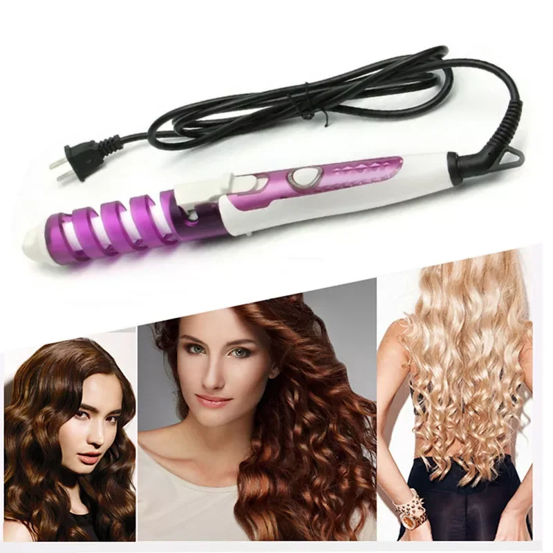 

Magic Pro Hair Curlers Electric Curl Ceramic Spiral Hair Curling Iron Wand Salon Hair Styling Tools Styler