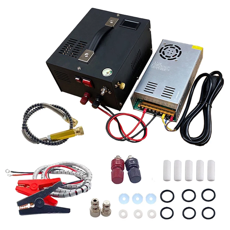 4500Psi 30Mbar Portable PCP Air Compressor Pump 12VDC/110V/220V Power Oil/Water-Free High Pressure Diving Bottle Air Rifle
4500Psi 30Mbar Portable PCP Air Compressor Pump 12VDC/110V/220V Power Oil/Water-Free High Pressure Diving Bottle Air Rifle
