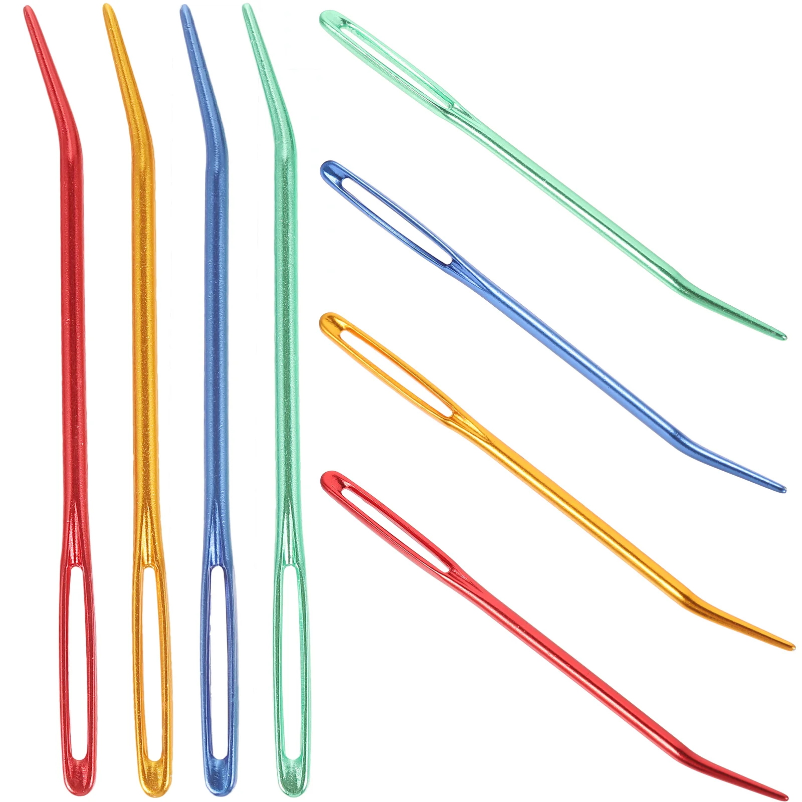 8pcs Convenient Yarn Needles Multi-function Darning Needles Large-Eye Blunt Needles
8pcs Convenient Yarn Needles Multi-function Darning Needles Large-Eye Blunt Needles