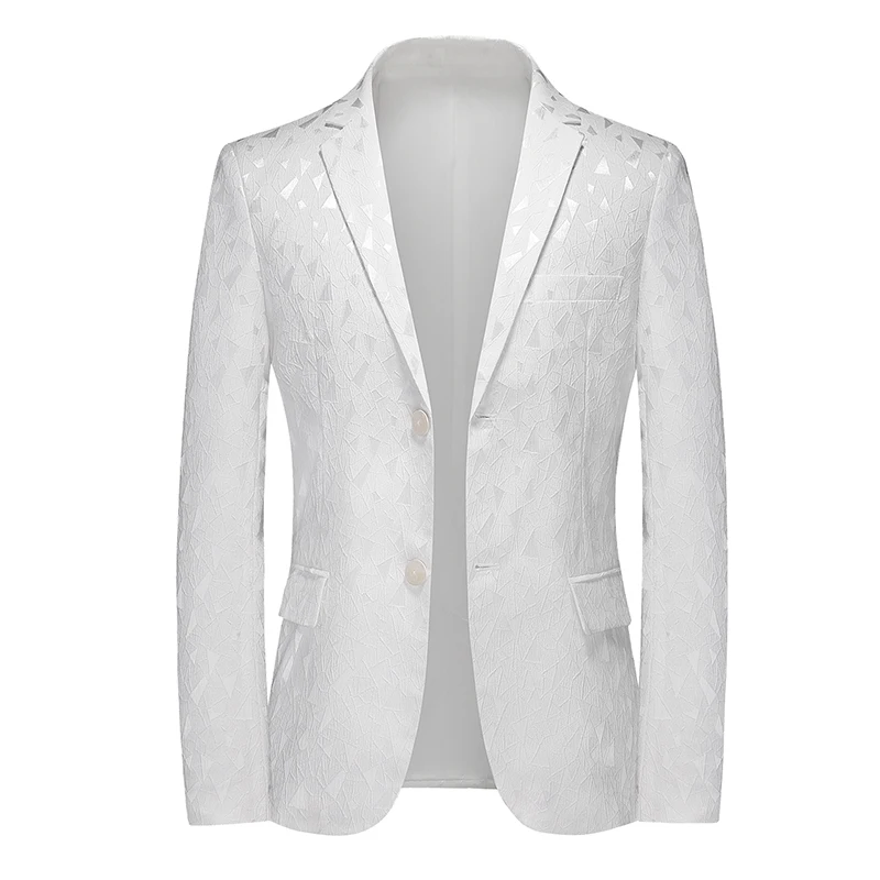 

High Quality Men's British Style 29 Color Optional Business Casual Middle Age Fashion Elite Gentleman Slim Suit Jacket