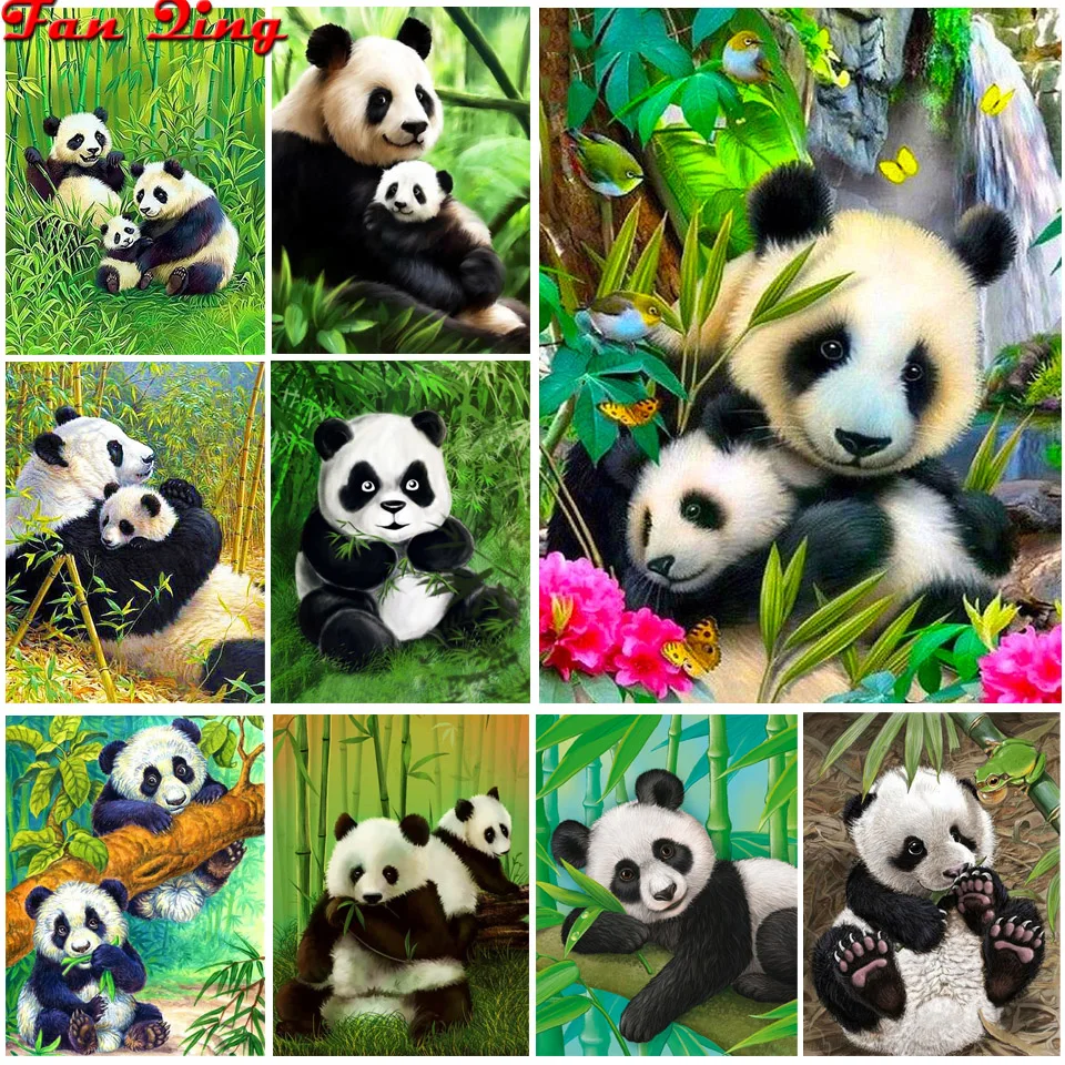 Diamond Painting Panda 5D DIY Full Square Drill Animals Diamond Embroidery Mosaic Cross Stitch Kit Home Decoration Art
Diamond Painting Panda 5D DIY Full Square Drill Animals Diamond Embroidery Mosaic Cross Stitch Kit Home Decoration Art