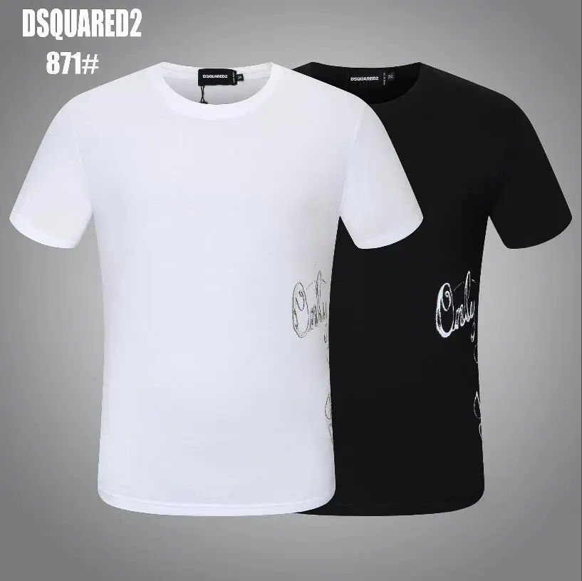 DSQUARED2 Simple letter printing short-sleeved T-shirt, pure cotton men women's clothing
DSQUARED2 Simple letter printing short-sleeved T-shirt, pure cotton men women's clothing