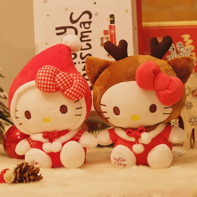 20Cm Hello Kitty Santa Claus Elk Dress Up Red Plush Stuffed Doll Bed Decoration Children's Christmas Gift Certified Products
20Cm Hello Kitty Santa Claus Elk Dress Up Red Plush Stuffed Doll Bed Decoration Children's Christmas Gift Certified Products