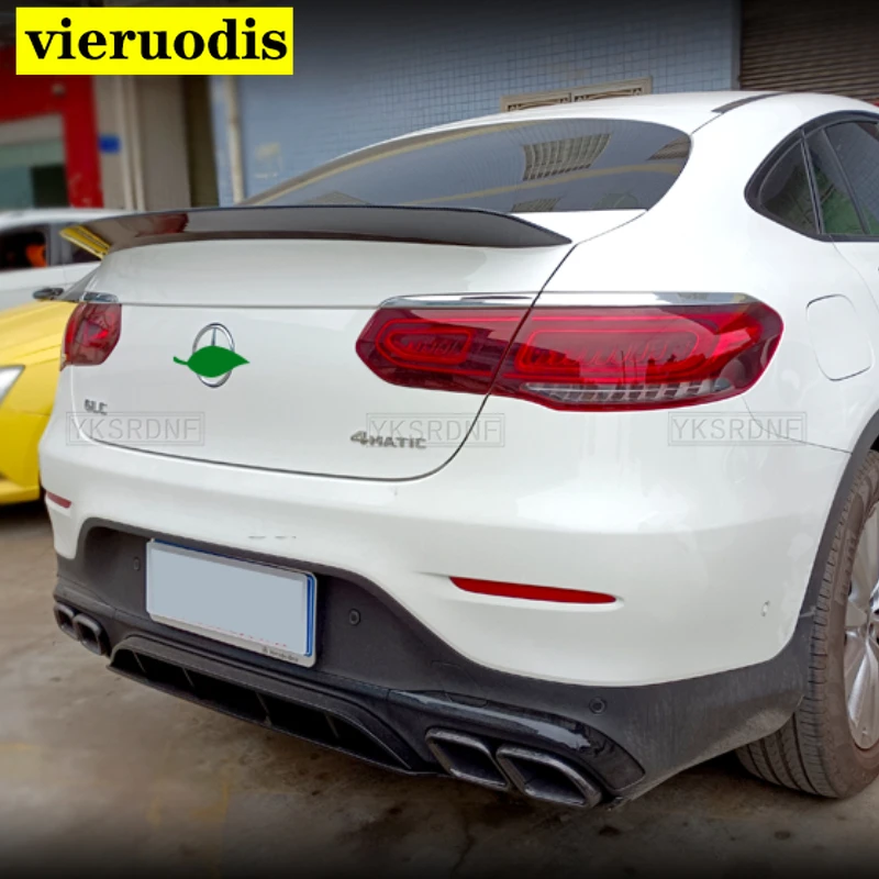 For Benz GLc Coupe Spoiler YC ABS Plastic Unpainted Color Rear Roof Spoiler Wing Trunk Lip Boot Cover Car C63 Styling 2015-2020 
For Benz GLc Coupe Spoiler YC ABS Plastic Unpainted Color Rear Roof Spoiler Wing Trunk Lip Boot Cover Car C63 Styling 2015-2020