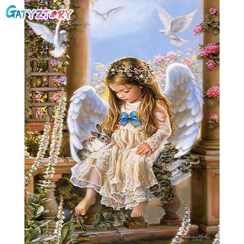 GATYZTORY DIY Pictures By Number Angle and bird Kits Drawing On Canvas Painting By Numbers Portrait Hand Painted Picture Gift Ho
GATYZTORY DIY Pictures By Number Angle and bird Kits Drawing On Canvas Painting By Numbers Portrait Hand Painted Picture Gift Ho