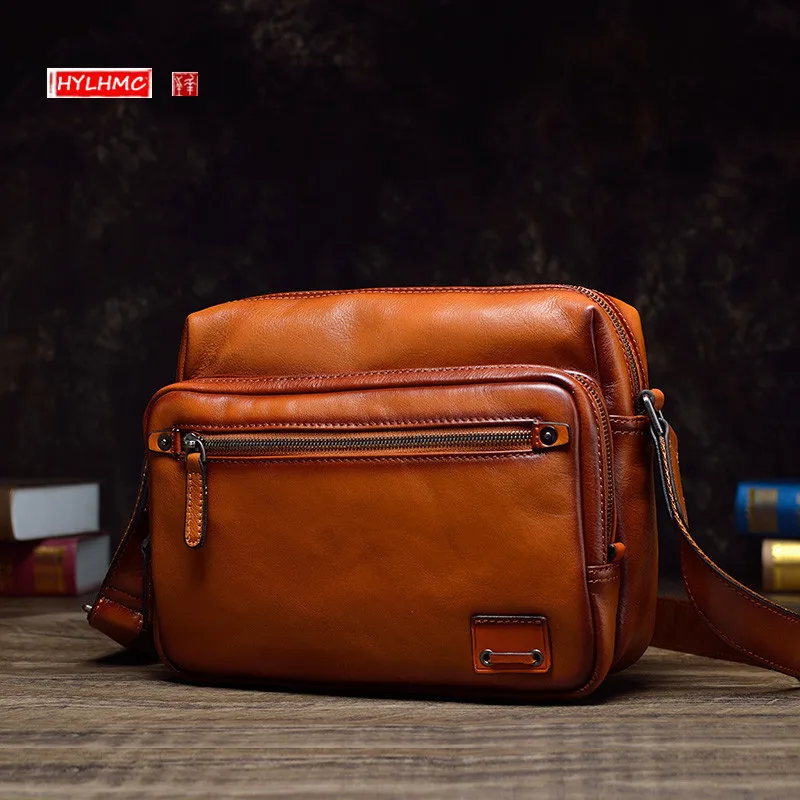 Сумка-мессенджер из воловьей кожи первого слоя, мужская сумка, повседневная сумка на плечо, модная и трендовая сумка через плечо, уличный рю...
Сумка-мессенджер из воловьей кожи первого слоя, мужская сумка, повседневная сумка на плечо, модная и трендовая сумка через плечо, уличный рю...