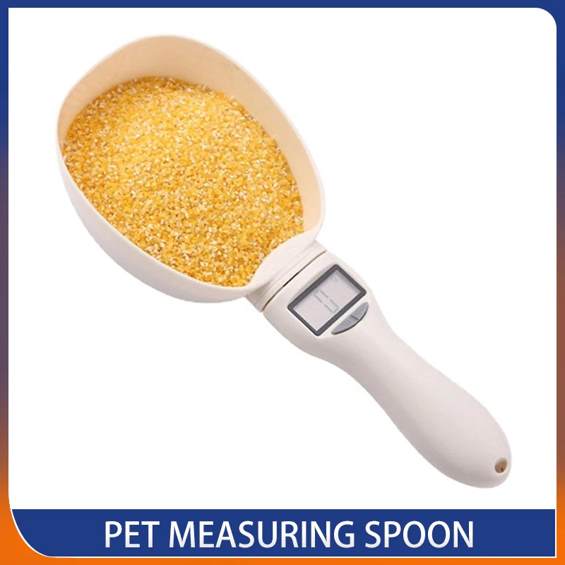 Spoon Cat Food Dog Food Electronic Scale Feeding Measuring Cup Scale Shovel Scientific Feeding
Spoon Cat Food Dog Food Electronic Scale Feeding Measuring Cup Scale Shovel Scientific Feeding