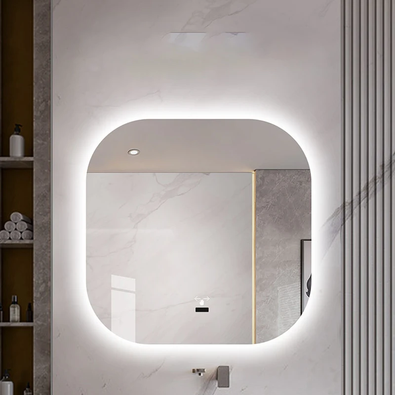 Large Led Light Mirror Modern Fogless Wall Mounted Mirror Mounted Glass Vanity Rectangle Espelho De Banheiro Household Items
Large Led Light Mirror Modern Fogless Wall Mounted Mirror Mounted Glass Vanity Rectangle Espelho De Banheiro Household Items