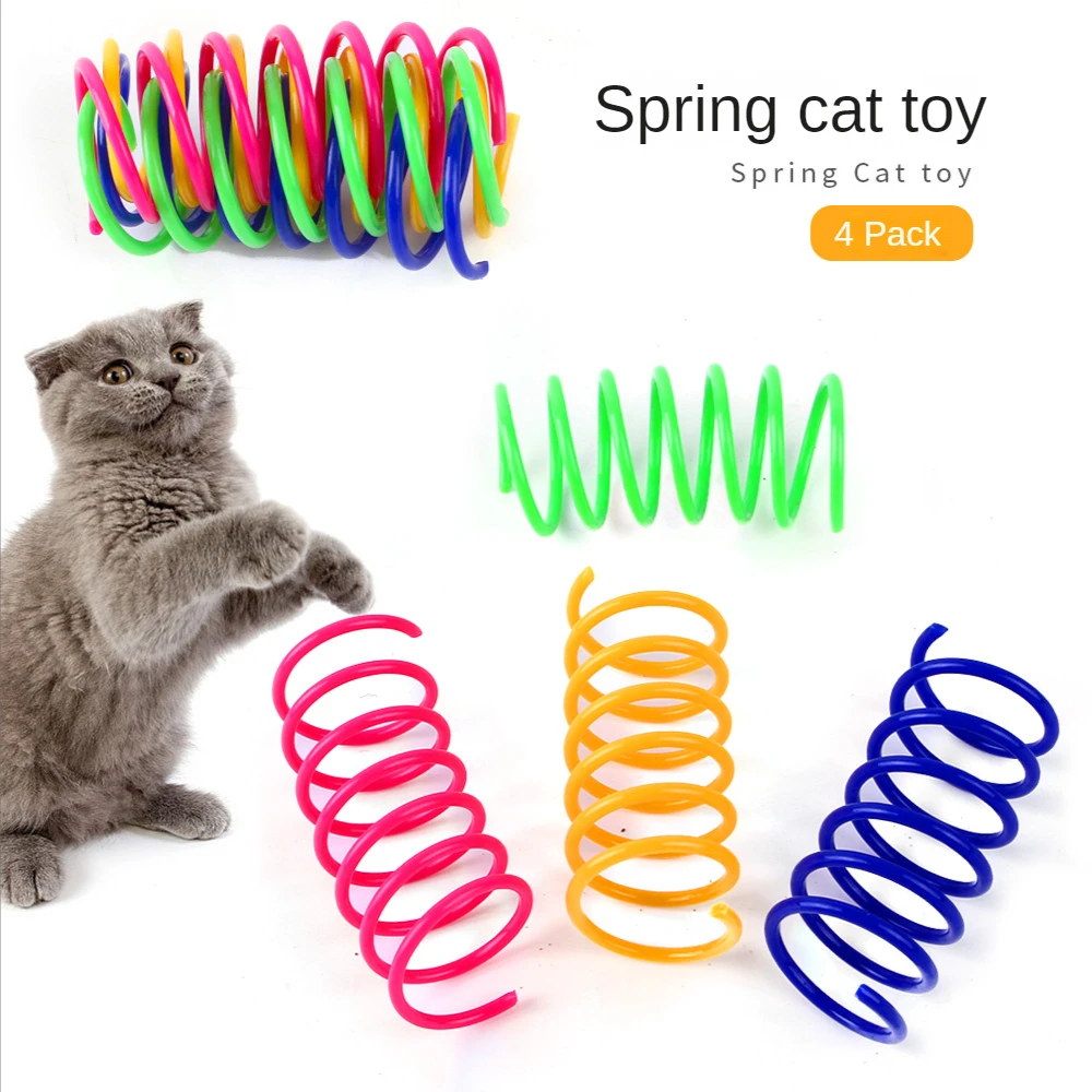 4pcs Cat Toy Kitten Cat Toys Wide Durable Heavy Gauge Cat Spring Toy Colorful Springs Cat Pet Toy Coil Spiral Springs Pet Life
4pcs Cat Toy Kitten Cat Toys Wide Durable Heavy Gauge Cat Spring Toy Colorful Springs Cat Pet Toy Coil Spiral Springs Pet Life