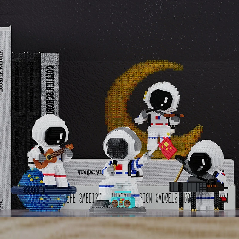 Micro Building Blocks Space Moon Satellite Rocket Astronaut Musician Diamond Bricks Constructor Toys for Children Toys Gift
Micro Building Blocks Space Moon Satellite Rocket Astronaut Musician Diamond Bricks Constructor Toys for Children Toys Gift