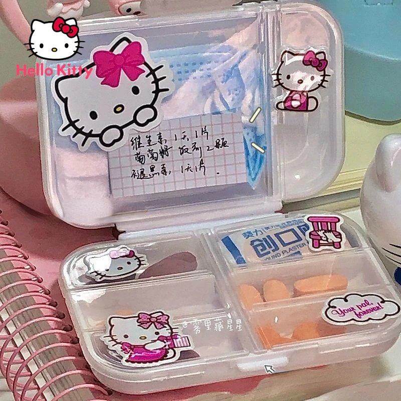 Коробка для таблеток Hello Kitty, коробка для хранения мультяшных наклеек с буквами, коробка для отправки, коробка для сортировки, влагостойкий о...
Коробка для таблеток Hello Kitty, коробка для хранения мультяшных наклеек с буквами, коробка для отправки, коробка для сортировки, влагостойкий о...
