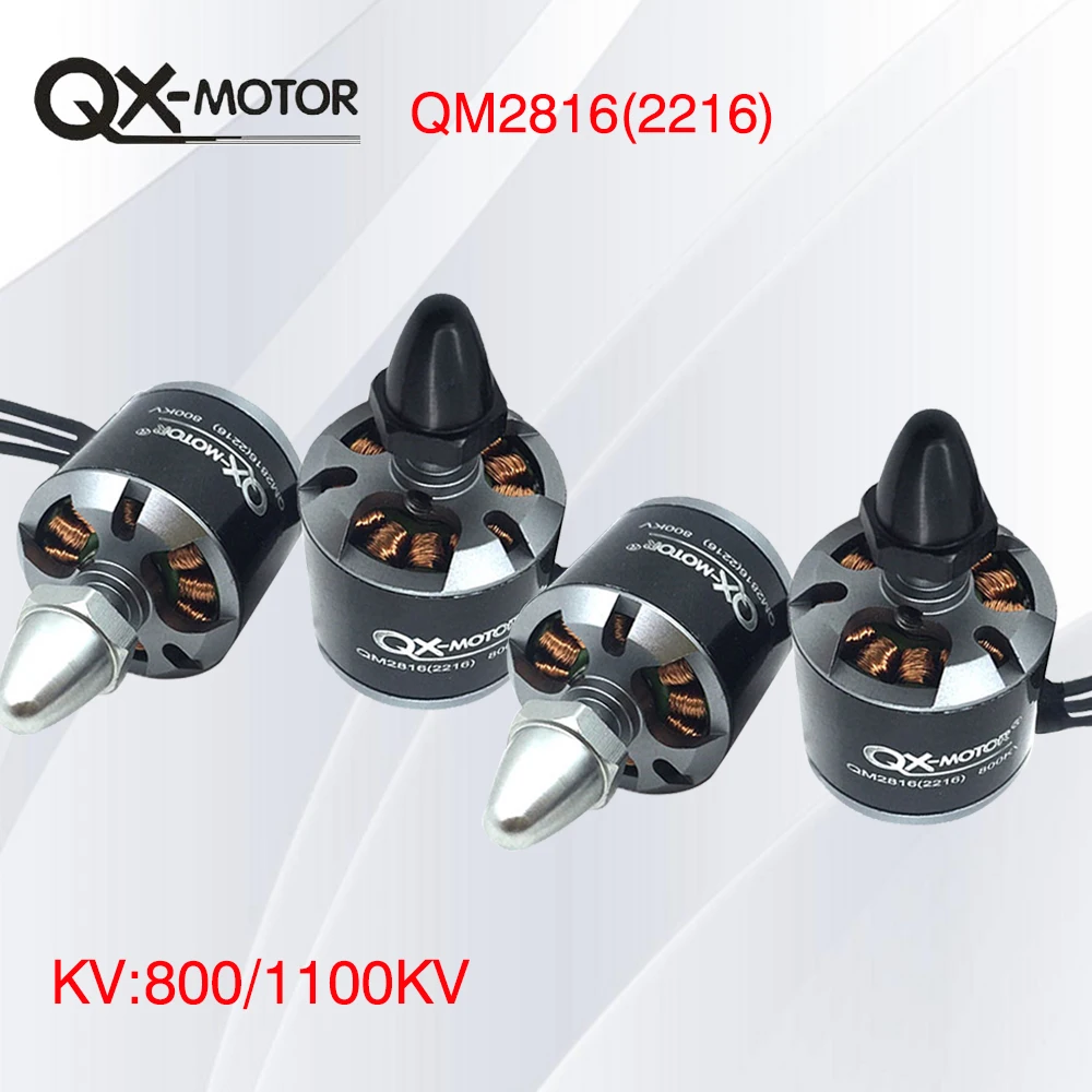 

QX-MOTOR 3-4S Brushless Motor QM2816 2216 800KV 1100KV CW CCW for Multirotor quadrirotor helicopter