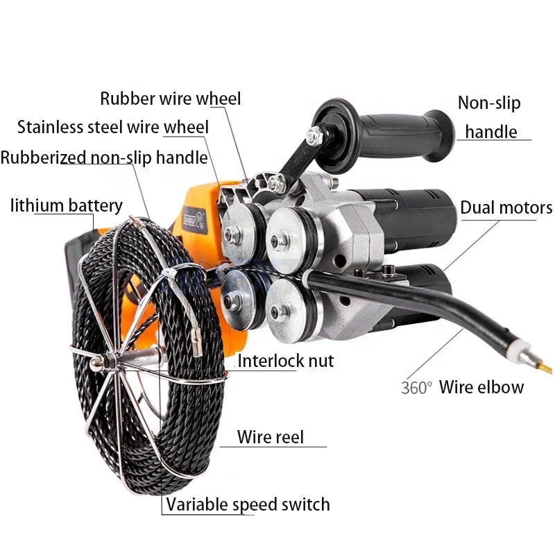 Lithium Battery Pull Line Stringing Machine Equipment Electrician Electric Cable Cross Line Leading Tools High Power Chargeable
Lithium Battery Pull Line Stringing Machine Equipment Electrician Electric Cable Cross Line Leading Tools High Power Chargeable