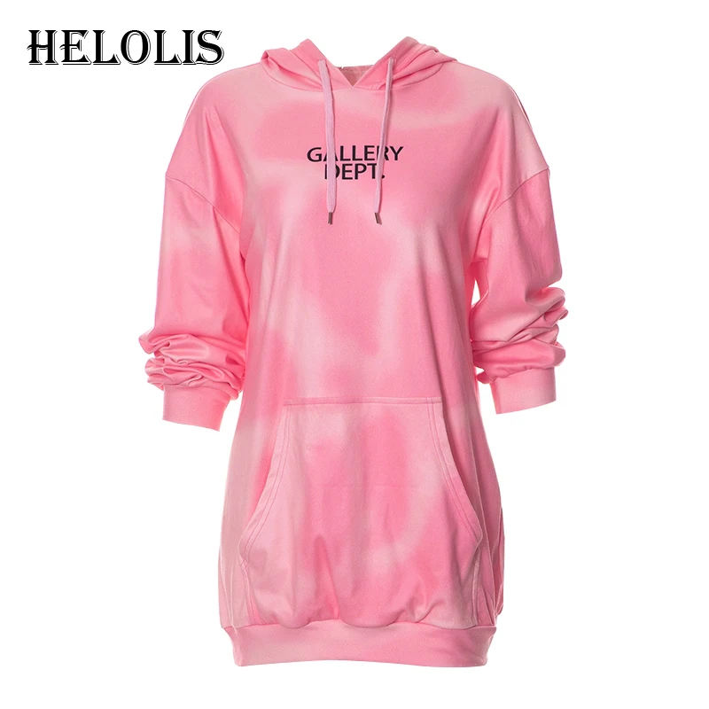 HELOLIS Women Clothing Pink Vintage Street Sweatshirt Hoodie Letter Printed Long Sleeves Casual Oversize Baggy Ladies Top Autumn
HELOLIS Women Clothing Pink Vintage Street Sweatshirt Hoodie Letter Printed Long Sleeves Casual Oversize Baggy Ladies Top Autumn