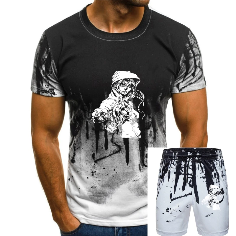 Мужская футболка с граффити тегом скелетом гетто женская футболка 
Мужская футболка с граффити тегом скелетом гетто женская футболка