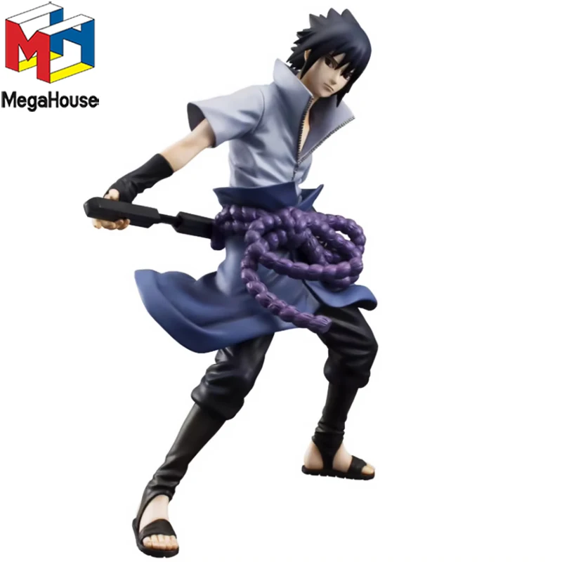 

In Stock Original MegaHouse GEM Uchiha Sasuke NARUTO Shippuden Anime Figure Model Collectible Action Toys Gifts