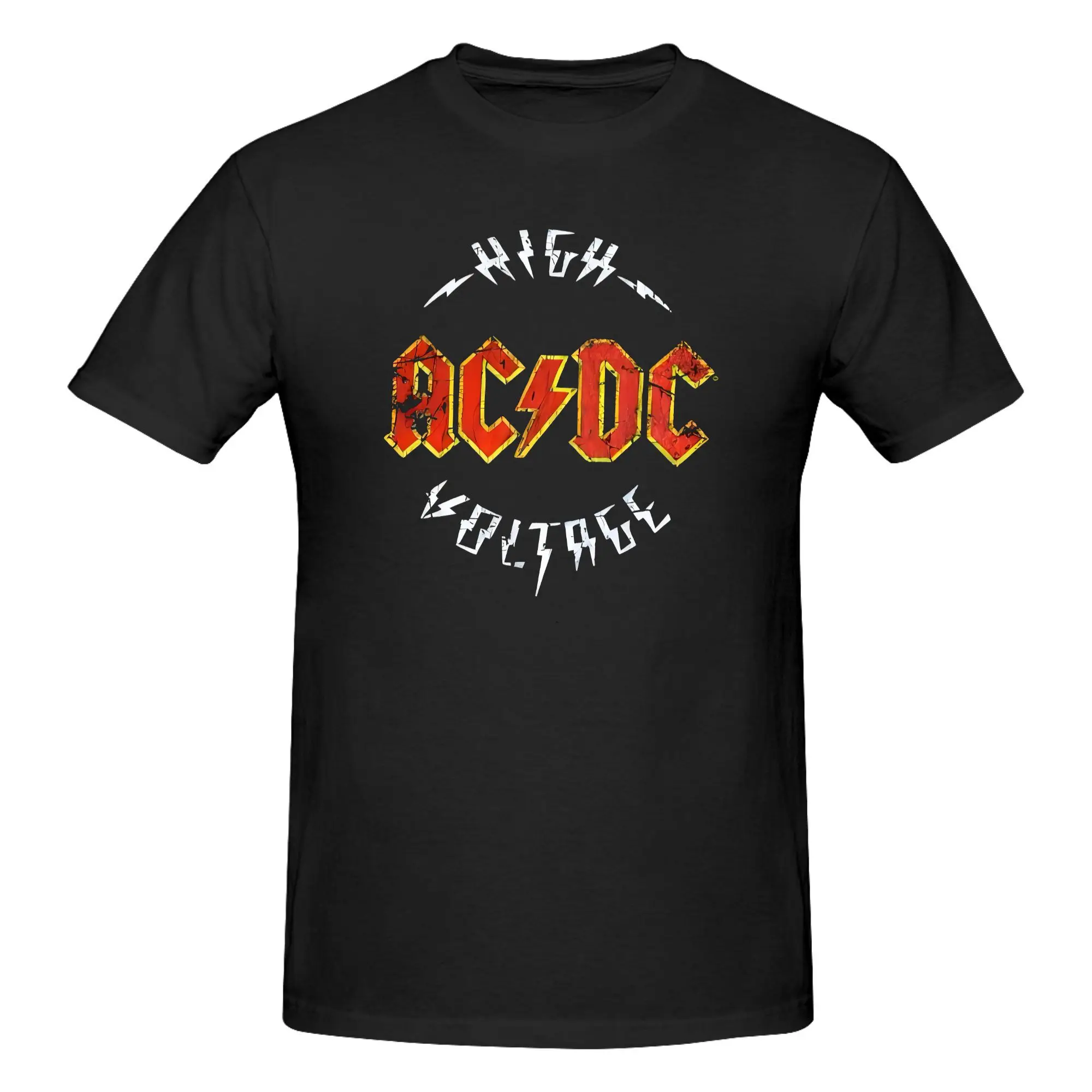 Мужская и женская винтажная футболка с графическим рисунком Acdc модные футболки