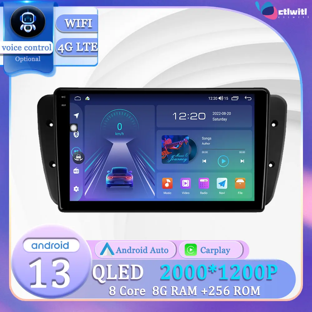 Android 13 For SEAT Ibiza 6J IV 4 2008 - 2015 Touch Screen Autoradio Car Stereo Radio Video Player Navigation GPS Multimedia
Android 13 For SEAT Ibiza 6J IV 4 2008 - 2015 Touch Screen Autoradio Car Stereo Radio Video Player Navigation GPS Multimedia