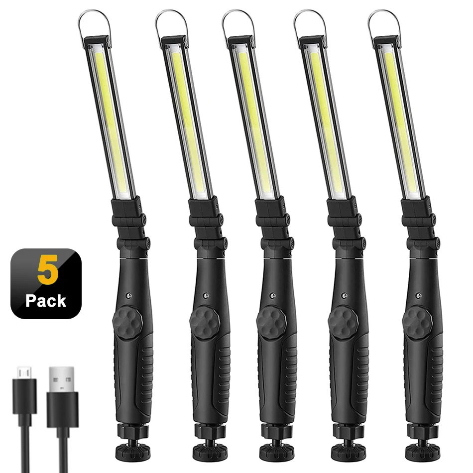 Светодиодный фонарик COB для палатки, заряжаемый по USB, для магнитный рабочий складной с крючком на улице, для ремонта автомобилей
Светодиодный фонарик COB для палатки, заряжаемый по USB, для магнитный рабочий складной с крючком на улице, для ремонта автомобилей