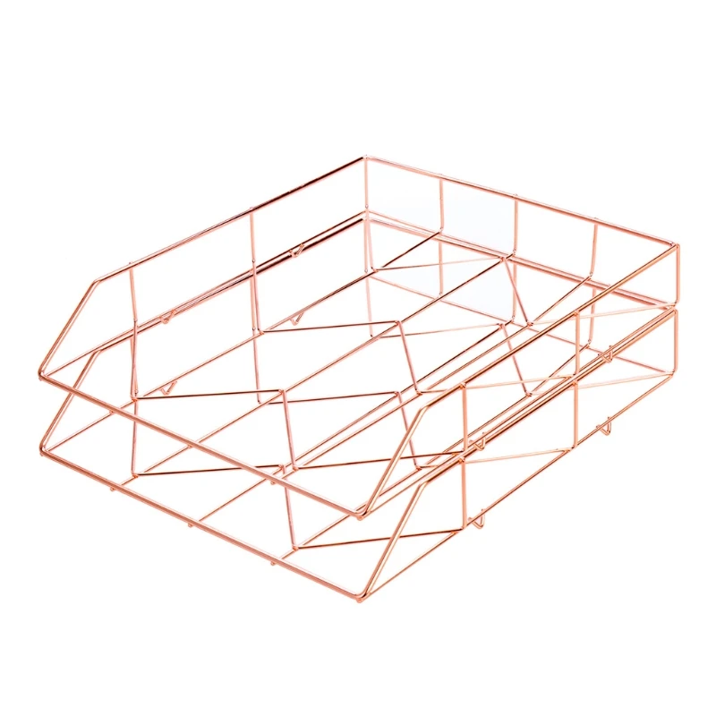 Stylish Tray For Wire Capacity Size Organizer Home File Tray Bins Elegant Iron Rose Desk Documents Letter Gold Large
Stylish Tray For Wire Capacity Size Organizer Home File Tray Bins Elegant Iron Rose Desk Documents Letter Gold Large