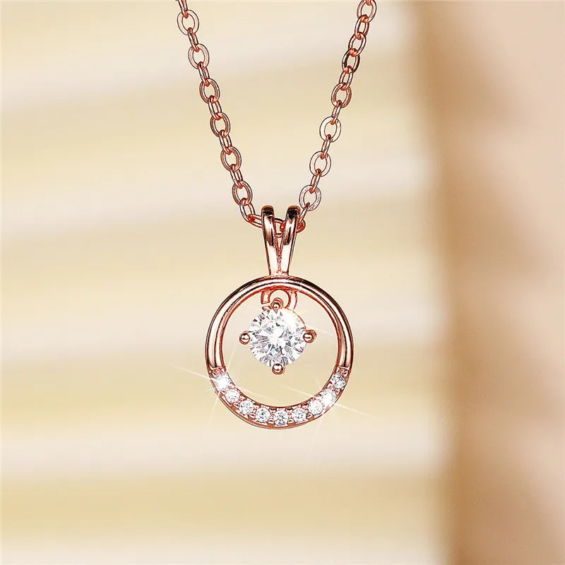 Huitan Fashion Contracted Design Round Shaped Pendant Necklace with Dazzling CZ Stone for Women Wedding Party Jewelry Drop Ship
Huitan Fashion Contracted Design Round Shaped Pendant Necklace with Dazzling CZ Stone for Women Wedding Party Jewelry Drop Ship