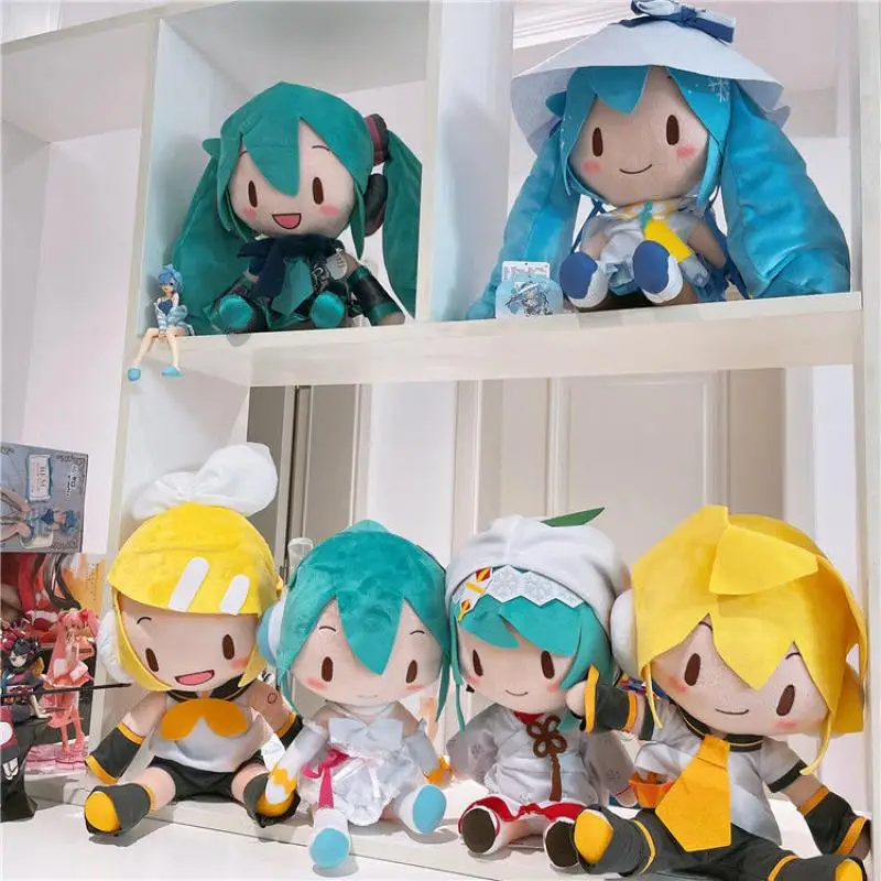 Genuine Sega Hatsune Miku Plush Doll Kawaii Kagamine Len Kagamine Rin Sakura Miku Fufu Doll Girl Plush Toys Birthday Gifts 
Genuine Sega Hatsune Miku Plush Doll Kawaii Kagamine Len Kagamine Rin Sakura Miku Fufu Doll Girl Plush Toys Birthday Gifts