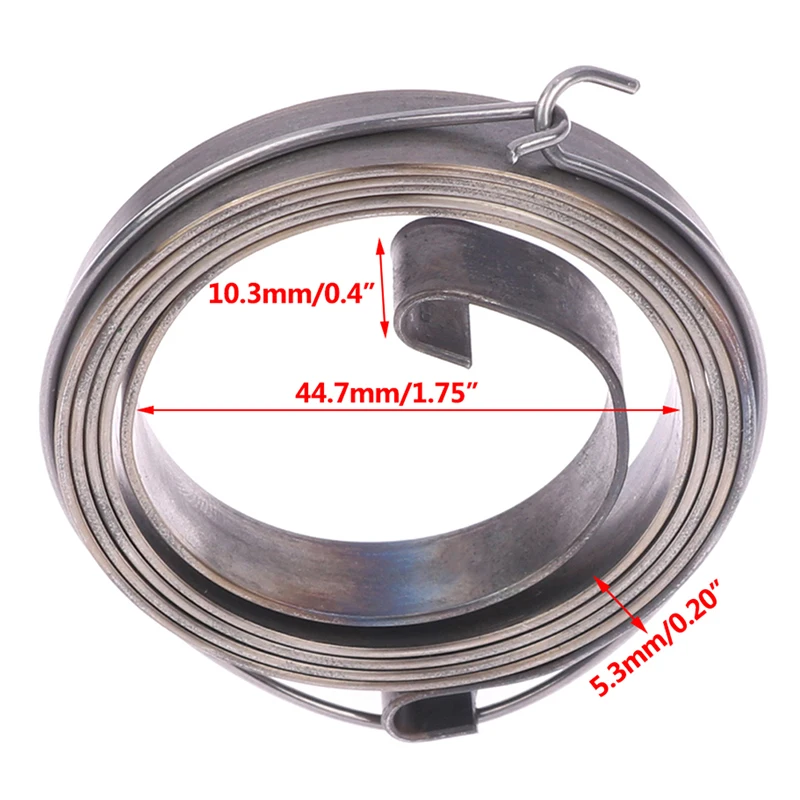 1Piece 10.3mm Solid Recoil Startes Spring Height Recoil Easy Starter Spring Spare Parts For Chinese Chainsaw 5200 5800 52cc 58cc
1Piece 10.3mm Solid Recoil Startes Spring Height Recoil Easy Starter Spring Spare Parts For Chinese Chainsaw 5200 5800 52cc 58cc
