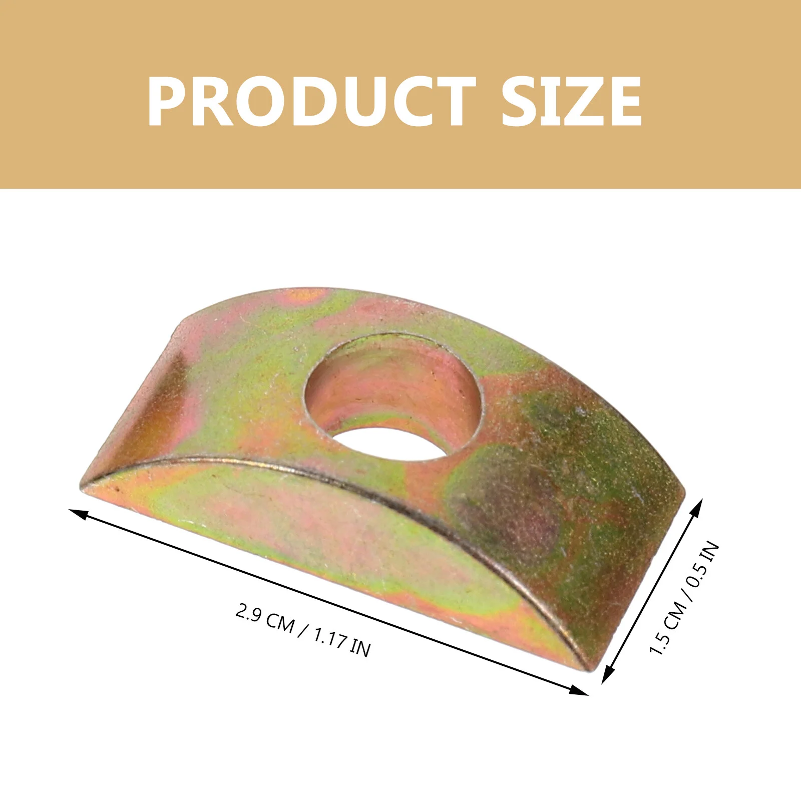 25 Pcs Furniture Nut Gasket Assembly Parts Washer Semicircle Metal Gaskets 4-in-1 Plastic Spacers
25 Pcs Furniture Nut Gasket Assembly Parts Washer Semicircle Metal Gaskets 4-in-1 Plastic Spacers
