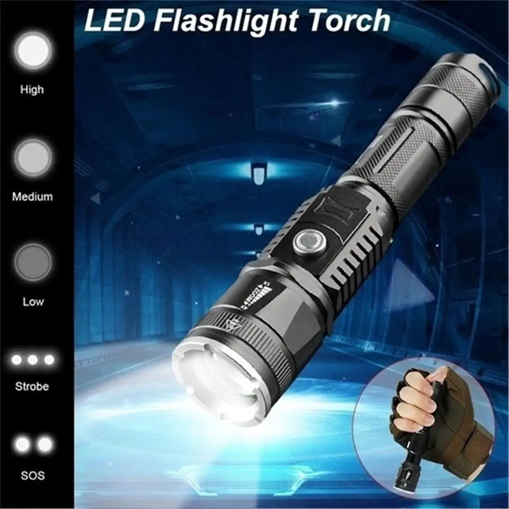Strong Flashlight T6 Zoom Long-range Riding Flashlight USB Charging Light Camping Tent Fishing Waterproof Lamp Torch Power Bank
Strong Flashlight T6 Zoom Long-range Riding Flashlight USB Charging Light Camping Tent Fishing Waterproof Lamp Torch Power Bank