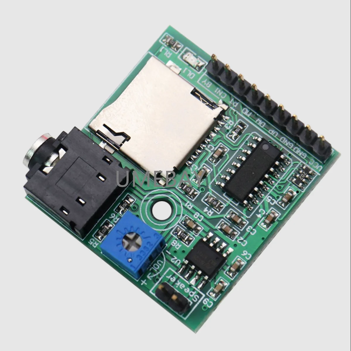 

5PCS MP3 playback module, voice trigger module, supports pause of previous and next tracks, microcontroller with 3w power ampl