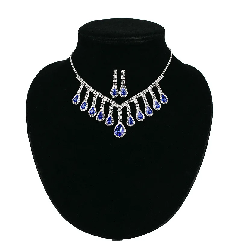Elegant Wedding Necklace Earrings Two-piece Set Bridal Headwear Wedding Dress with Accessories Dinner Dress for Women
Elegant Wedding Necklace Earrings Two-piece Set Bridal Headwear Wedding Dress with Accessories Dinner Dress for Women