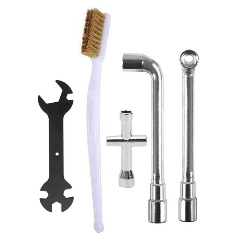 Pack Of 5 3D Printer Parts Wrench + Mini Phillips Socket + Nozzle Brush + 6 Mm 7 Mm L Wrench For Ender 3 E3D Tools
Pack Of 5 3D Printer Parts Wrench + Mini Phillips Socket + Nozzle Brush + 6 Mm 7 Mm L Wrench For Ender 3 E3D Tools
