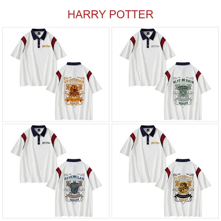 Harries Potters Surrounding New Trend Printed T-shirt Polo Cartoon Everything Loose Short Sleeved Undershirt Graphic T Shirts
Harries Potters Surrounding New Trend Printed T-shirt Polo Cartoon Everything Loose Short Sleeved Undershirt Graphic T Shirts