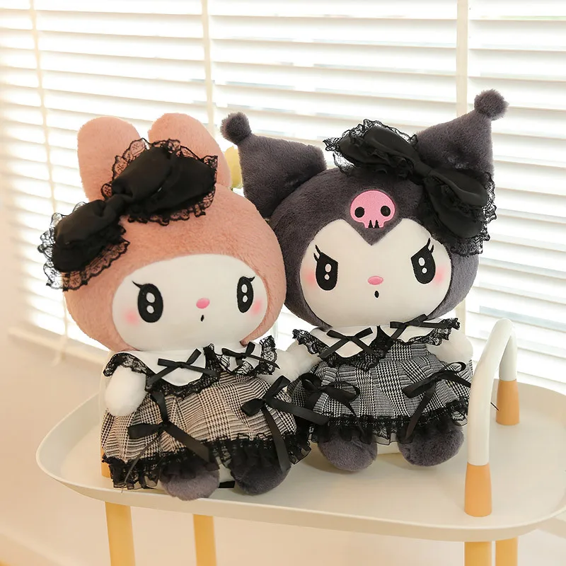 35cm/50cm/60cm New Sanrio Anime Dark Gothic Style My Melody Kuromi Plush Toy Sleeping Pillow Cartoon Stuffed Soft Doll Toys Gift 
35cm/50cm/60cm New Sanrio Anime Dark Gothic Style My Melody Kuromi Plush Toy Sleeping Pillow Cartoon Stuffed Soft Doll Toys Gift